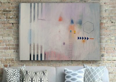 Moderna slika apstrakcija na platnu 110 x 76 cm